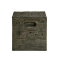 thumbnail image 4 of Linon Warner Indoor Coastal Resin Crate End Table, Gray, 4 of 5