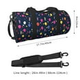 thumbnail image 2 of Rocae Colored Balloons Print Round Travel Duffel Bag and Fitness Bag, Women's Waterproof Weekend Tote, Men's Travel and Fitness Essentials, 2 of 8