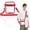 Red, variant on Clear Purse For Stadium Events Clear Crossbody Bag Transparent Backpack Single Shoulder Jelly Bag Sports Travel Bag Portable Bag Transparent Wallet Sports Field Sports Field Transparent