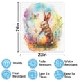 thumbnail image 2 of Cute Easter bunny Butterfly Dishwasher Magnet Cover Decorative Sticker for Home Cabinet Kitchen 23" x26", 2 of 5