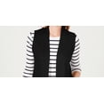 thumbnail image 2 of Karen Scott Women's Duster Vest Black Size Small, 2 of 3