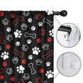thumbnail image 4 of Blackout Kids Curtains,Paw Prints and Bones Childrens Insulated Curtains Set Of 2,Bedroom Essentials,Toddler Room Decor 42x54in(106x137cm), 4 of 4
