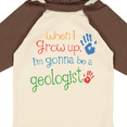 thumbnail image 4 of Inktastic Geologist Future Boys or Girls Long Sleeve Baby Bodysuit, 4 of 5
