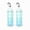 Blue, variant on YEMNPIOS 2 Pcs Portable Protein Powder Container Stackable Leakproof Dispenser with Funnel White,Blue