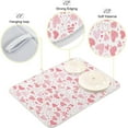 thumbnail image 4 of GZHJMY Line Love Dish Drying Mat for Kitchen Counter,Super Quick Absorbent Composite Sponge Dish Drying Pad,Heat Resistant Non-Slip Rack Tableware Mat (16x18Inch)for Dishes Coffee Machine Dish Rack, 4 of 7