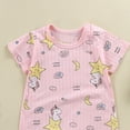 thumbnail image 6 of Sopiago Baby Clothes Boy Summer Baby Boy Short Sleeve Jumpsuit Romper One Piece Clothes 0 3 6 9 12 18 24 Months Baby Boys' Clothing Sets Light Pink,12-18 Months, 6 of 6