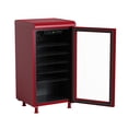 thumbnail image 6 of Frigidaire 27 Bottle / 117 Can Retro Wine Cooler with Built-in Bar Top, 3.1 Cu. ft. Beverage Refrigerator with Tempered Glass Door, Merlot, 6 of 14