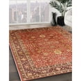 thumbnail image 3 of Ahgly Tapis d'Intérieur Lavable en Machine Carré Industriel Moderne Rouge, 4 Pieds Carré, 3 of 7