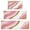 Pink Gold Marble, variant on Black Gold White Marble Pattern Kitchen Rugs Sets Of 3,Kitchen Runner Rugs Non Skid Washable,Decorative Kitchen Floor Mats for Kitchen,Sink,Laundry,17"x30" 17"x47" 17"x59"