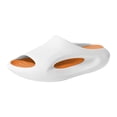 thumbnail image 4 of Rokment Orthopedic Slippers for Women Men Bathroom Shower House Shoes Indoor Outdoor Adult Unisex Non Slip Cloud Pillow Thick Cushioned Water Sandals Beach Orange Size 8.5, 4 of 5