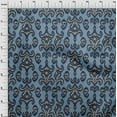 thumbnail image 3 of oneOone Tissu Polyester Lycra Paisley & Floral Ikat Imprimés au Mètre 56 Pouces de Large, 3 of 4