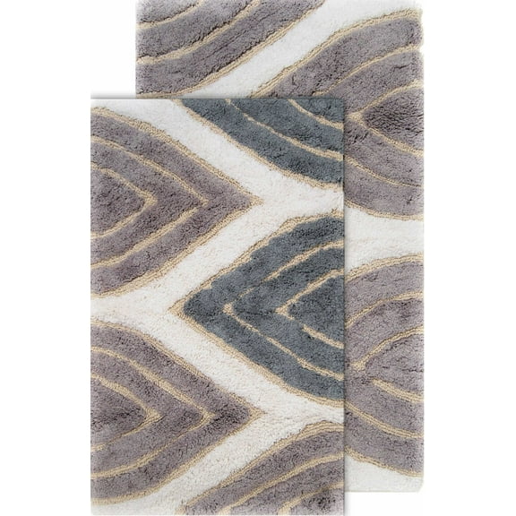 Chesapeake Davenport 2 Pc. Bath Rug Set (21"x34" & 24"x40")