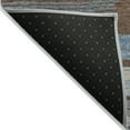 thumbnail image 3 of Addison Rugs Chantille Indoor/Outdoor Transitional Stripes Chocolate Washable Round Rug, 8' x 8', 3 of 6