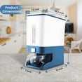 thumbnail image 6 of 25Lbs Rice Dispensers, Oyajia Large Grain Container Storage with Lid Measuring Cylinder Moisture Proof Household Cereal Dispenser Bucket for Kitchen, 6 of 7