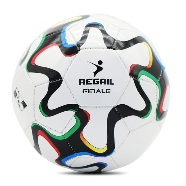 Pelotazos REGAIL Balón de fútbol tamaño 5 para fútbol juvenil cosido a máquina para juego de entrenamiento deportivo REGAIL Pelotazos