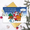 thumbnail image 2 of Tarjeta de Navidad COLINHELIN Santa divertido 20 x 13,5 cm, 2 of 7