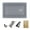 Grey, variant on Stylish Dual Mount 32" Black Composite Granite Single-Bowl Kitchen Sink with 4 Accessories S-832WN