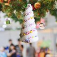 thumbnail image 1 of Adorno colgante para de Navidad, adorno navideño único y ligero, decoración para de Navidad para celebraciones de festivales y fiestas. Cono, 1 of 8