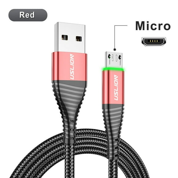 Black Friday deal USLION LED Lighting Micro USB Cable Data Transfer 3A Fast Charging Charger Wire For Android Micro USB Phone Cable