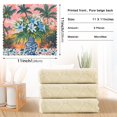 thumbnail image 6 of Yayeee 6 Pack Kitchen Dish Cloths Set for Washing Soft Drying Absorbent Microfiber Towels, Blue Flowers, 6 of 9
