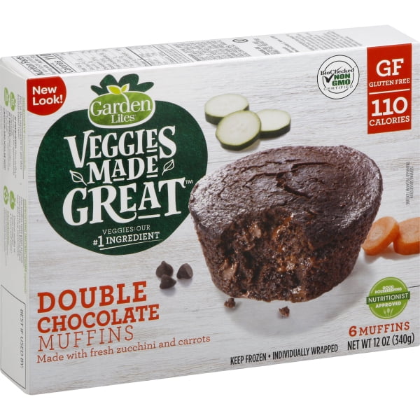 Garden Lites Veggies Made Great Muffins Double Chocolate