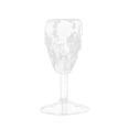thumbnail image 1 of Transparent Cup Bottle Glass Skull Cup Red Sober, 1 of 4