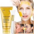 thumbnail image 5 of 3X Turmeric Peel-Off Mask - with Brush, 75ml, Hydrating, Fruit Extract, Night Use, 5 of 5