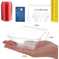 thumbnail image 2 of 100 Set 5 oz Small Plastic Dessert Cups with Spoons, Clear Appetizer Cups for Parties Mini Serving Bowls, Hors D'oeuvres Plates, 2 of 6