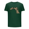 thumbnail image 4 of NuoCaiYun Fashionable Men'S Tops Casual Printed Short Sleeve Round Neck Summer Fall Blouses, 4 of 5