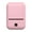 Pink, variant on Black Wireless Bluetooth Thermal Label Printer, Portable Adhesive Barcode Sticker Maker For Home Office Use, 203Dpi Inkless Printing, 57Mm Paper Width, White Pink Light Blue
