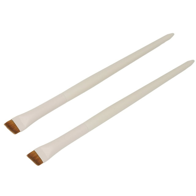 Cepillo para cimas de cejas, cepillo de 2 piezas para la cepillo herramienta cosmética inclinada para maquilador para hábitaciones