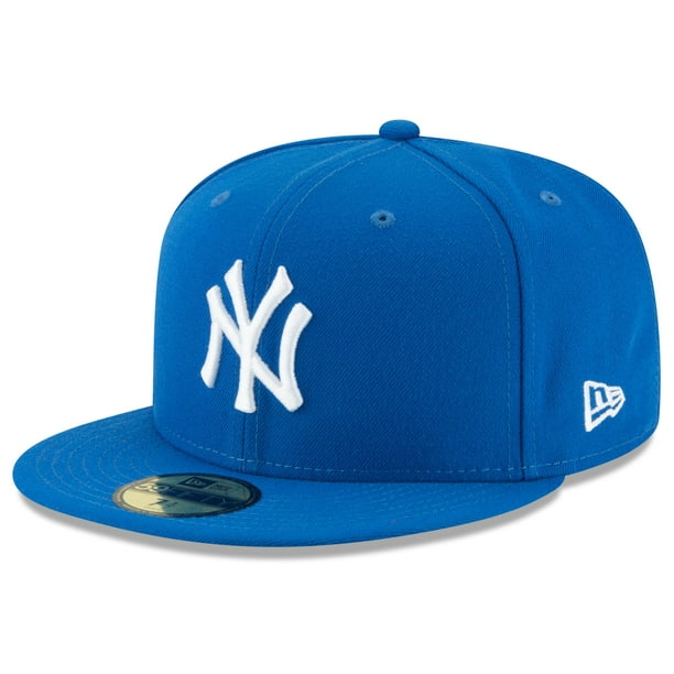 Men's New Era Blue New York Yankees Fashion Color Basic 59FIFTY Fitted Hat  - Walmart.com