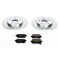 thumbnail image 3 of PowerStop Rear Z23 Evolution Sport Carbon-Fiber Ceramic Brake Pad and Drilled & Slotted Rotor Kit Fits: CHRYSLER DODGE VOLKSWAGEN Select Models K4569, 3 of 10