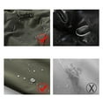 thumbnail image 4 of Womens Plush Rain Pants Water Proof Hiking Pants Over Pants Windproof Outdoor Fishing Rain Gear, 4 of 4