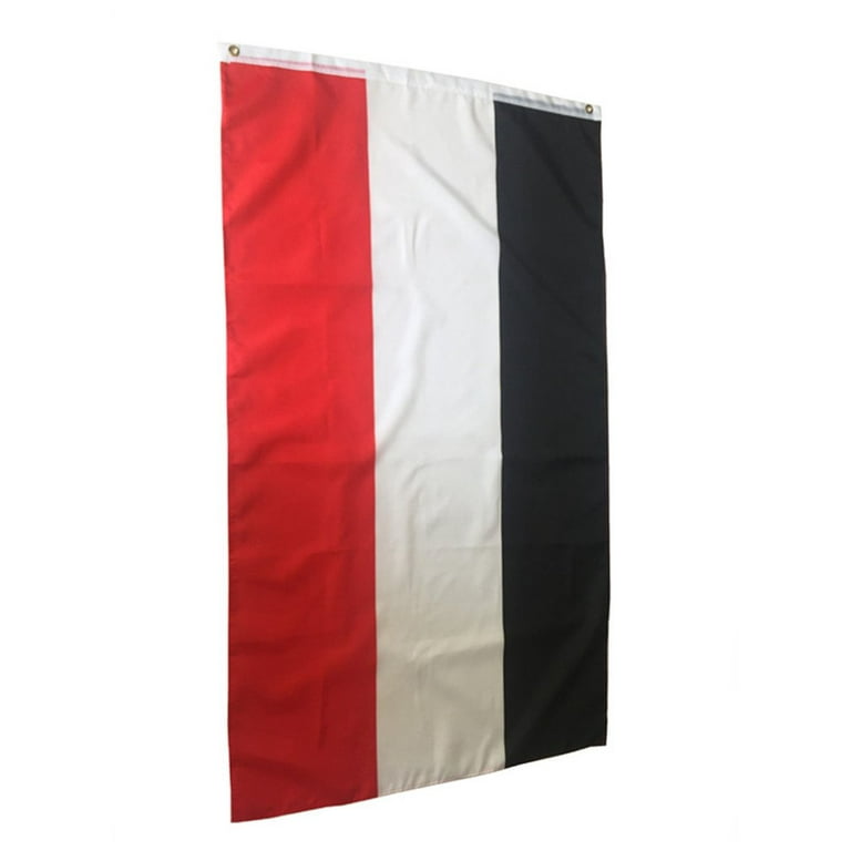 Preup 90*150cm German Empire Black And White Red Flag Polyester Fiber Flag  Suitable For Decoration Match Party 