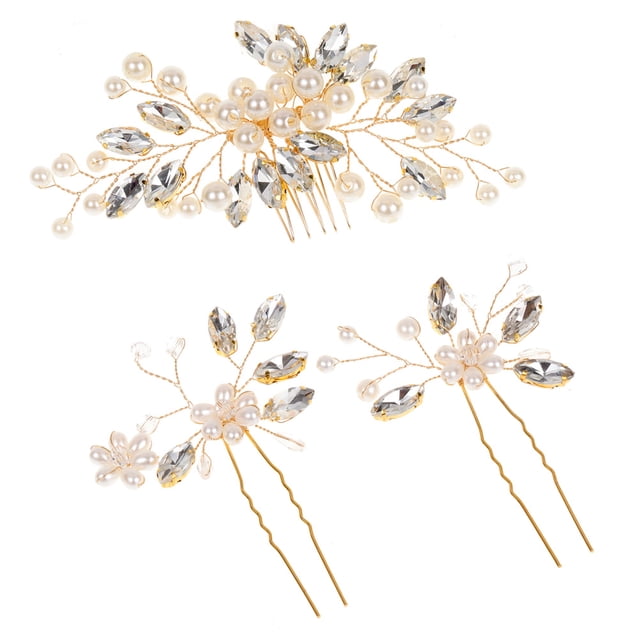 MasteelfCA 1 Ensemble de Pinces à Cheveux de Mariage Design Perle Peigne à Cheveux pour Fête