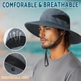 thumbnail image 5 of Sun Bucket Hats for Men Women 3” Wide Brim UPF 50+ Fishing & Beach Hat, 5 of 5