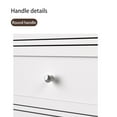 thumbnail image 7 of FUFU&GAGA Wood Storage Chest of Drawers, 6 Drawer Dresser for Bedroom Living Room Hallway (White), 7 of 7