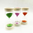 thumbnail image 4 of Temporizador de arena, reloj de arena Reloj de arena, niños de reloj de arena, juego de reloj de arena, vidrio de arena de aprendizaje de cocina, temporizador de decoración del hogar, 4 of 9