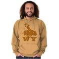 thumbnail image 5 of Wyoming Western Rodeo Rider WY Hoodie Sweatshirt Women Men Brisco Brands 5X, 5 of 6