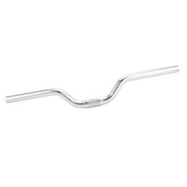 BAOSITY Bicycle Handlebar 25.4mm Handlebar, Lightweight Multi-Purpose Aluminum Alloy for Folding Bikes, Mountain Bikes, Road Bikes, Spare Parts Replace Silver 52cn