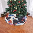 thumbnail image 2 of FMSHPON Colorful Camo Xmas Christmas Tree Skirt Stand Mat for Holiday Party Decoration Indoor Outdoor 48 inches, 2 of 3