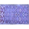 thumbnail image 1 of Ahgly Company Indoor Rectangle Oriental Blue Traditional Area Rugs, 5' x 7', 1 of 4