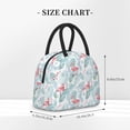 thumbnail image 2 of Pofeuu Tropical Flamingo Print Lunch Bag for Adult Insulated Lunch Box,Leakproof Cooler Food Lunch Containers Reusable High Capacity Lunch Tote Bags-One Size, 2 of 6