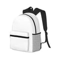 thumbnail image 2 of Gaeub White School Backpack Waterproof Bookbag for Men Women College High School Bags, 2 of 8