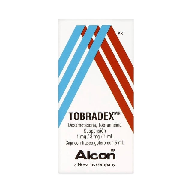 Tobradex Dexametasona, Tobramicina frasco gotero 1 mg/3 mg/1 ml 5 ml