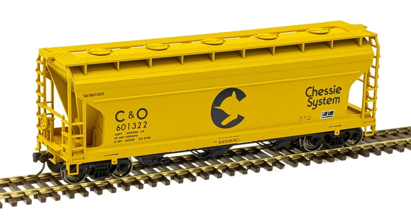 Atlas O Scale Center-Cupola Caboose 3664 Chessie System Safety Slogan 3-Rail 