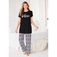 thumbnail image 4 of Dreams & Co. Plus Size Soft Pj Tunic Tee, 4 of 6
