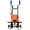 Black+Orange, variant on 13.5AMP Electric Tiller,120V/60HZ,18-Inch Width 9-Inch Depth Corded Powerful Tiller,With 24 Steel Tines,Adjustable Wheels,for Garden Lawn Yard,