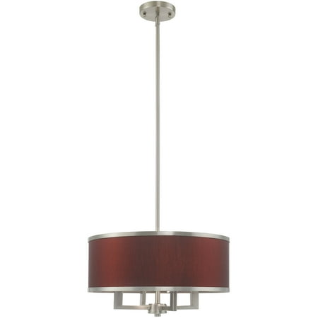 

Chandeliers 4 Light Fixtures With Brushed Nickel Finish Steel Material Candelabra 18 240 Watts
